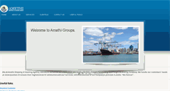 Desktop Screenshot of amethishipping.com